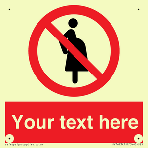 Custom prohibition not for pregnant women